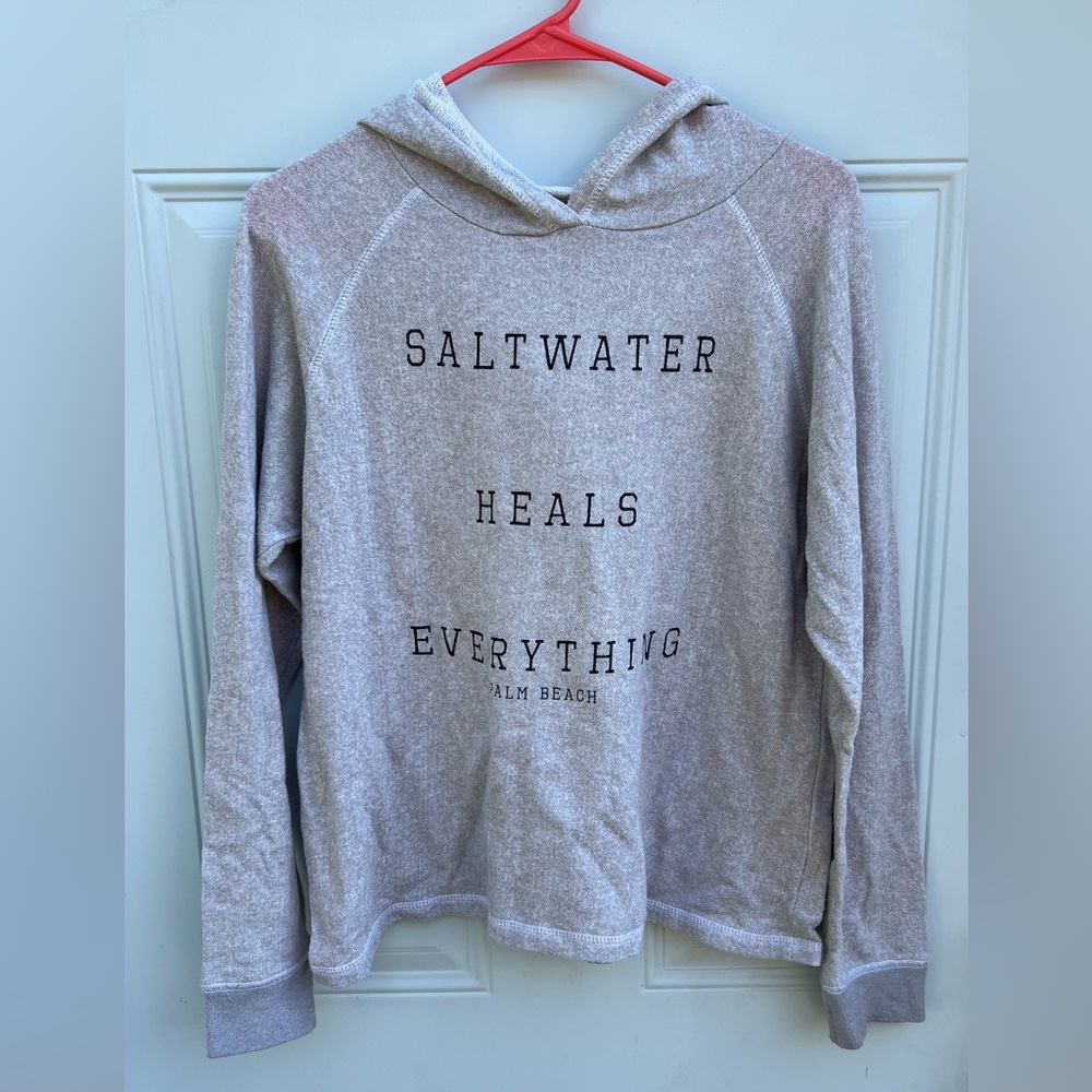 Gray Graphic Hoodie